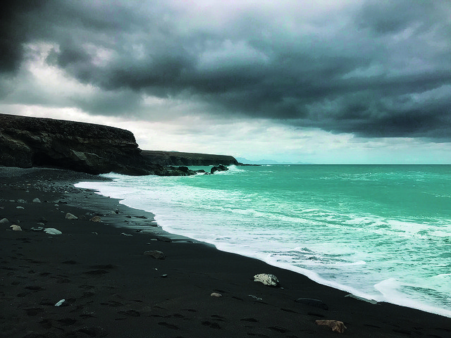 Free download Black Beach Fuerteventura -  free photo or picture to be edited with GIMP online image editor