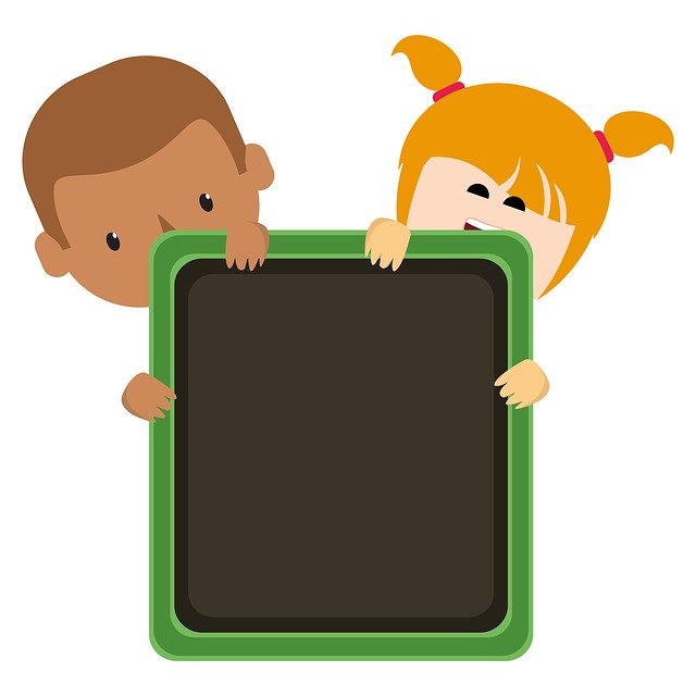 Free download Blackboard Kids Clipart -  free illustration to be edited with GIMP free online image editor