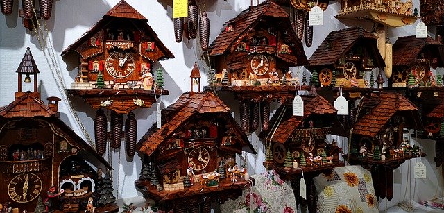 Free download Black Forest Cuckoo Clocks Wood -  free photo or picture to be edited with GIMP online image editor