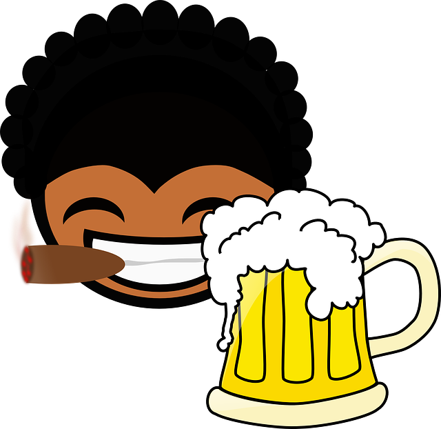 Free download Black Man Beer - Free vector graphic on Pixabay free illustration to be edited with GIMP free online image editor