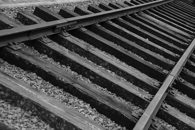 Free download Black White Rail -  free photo or picture to be edited with GIMP online image editor