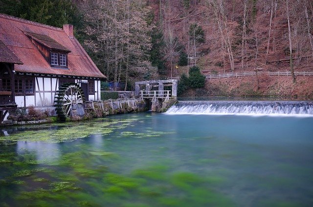 הורדה חינם Blautopf Blaubeuren גרמניה באדן - תמונה או תמונה בחינם לעריכה עם עורך התמונות המקוון GIMP