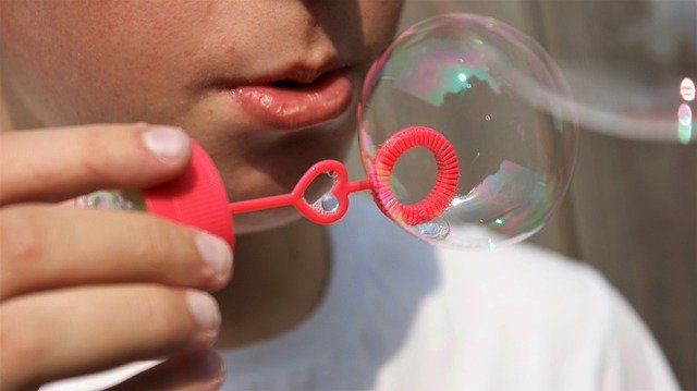 Free download Blow Bubbles Child Mouth -  free photo or picture to be edited with GIMP online image editor