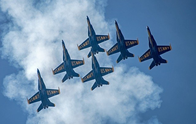 Free download Blue Angels Aircraft Flight -  free photo or picture to be edited with GIMP online image editor