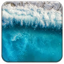 Blue Beach Waves  screen for extension Chrome web store in OffiDocs Chromium