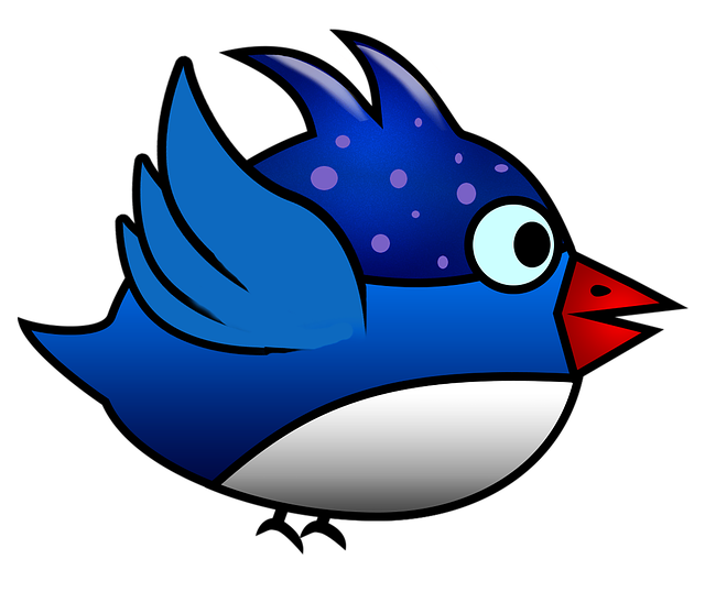 Free download Blue Bird Animal -  free illustration to be edited with GIMP free online image editor