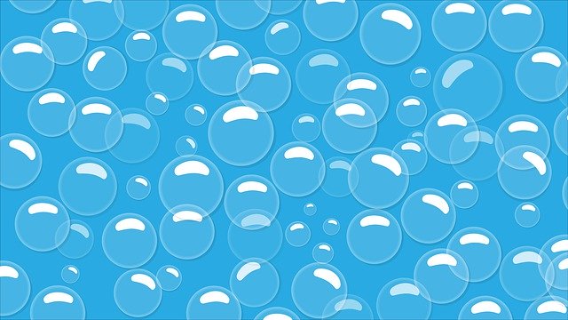 Free download Blue Bubble Pattern -  free illustration to be edited with GIMP free online image editor