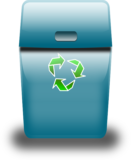 Free download Blue Can Trash - Free vector graphic on Pixabay free illustration to be edited with GIMP free online image editor