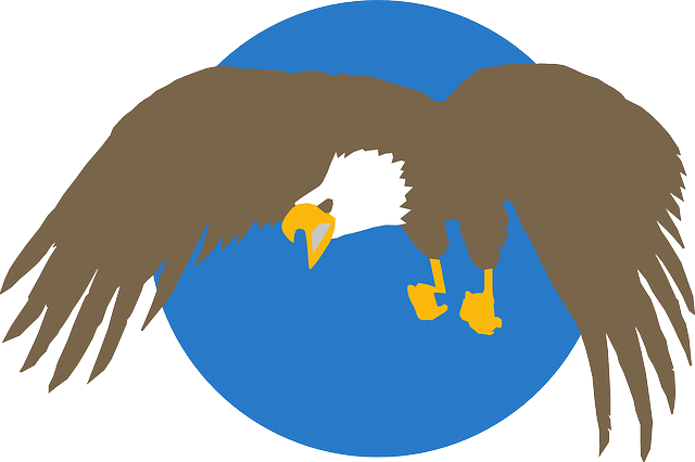 Free download Blue Circle Eagle - Free vector graphic on Pixabay free illustration to be edited with GIMP free online image editor