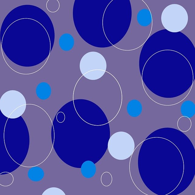 Free download Blue Circles White -  free illustration to be edited with GIMP free online image editor