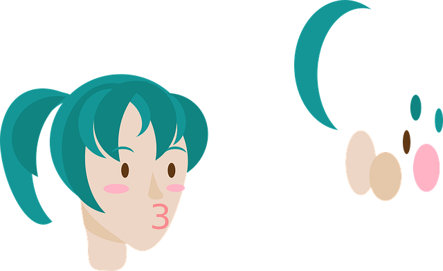 Free download Blue Green Hair - Free vector graphic on Pixabay free illustration to be edited with GIMP free online image editor