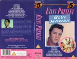 Free download Blue Hawaii UK VHS 1986 Cover free photo or picture to be edited with GIMP online image editor