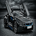 BMW i8 Concept Black  screen for extension Chrome web store in OffiDocs Chromium