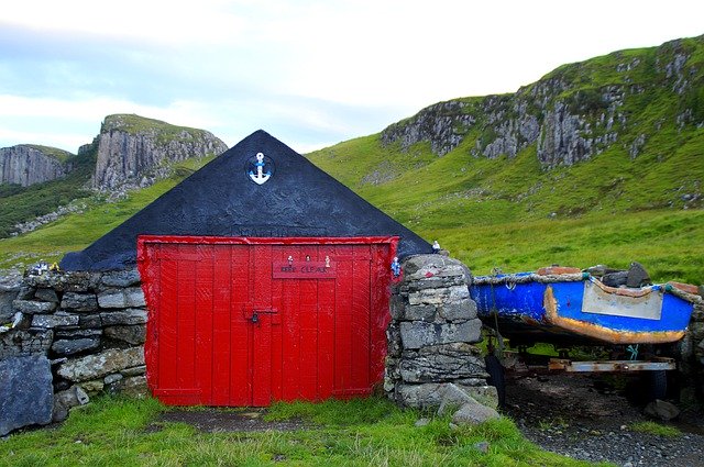 Free download Boat House Isle Of Skye -  free photo or picture to be edited with GIMP online image editor