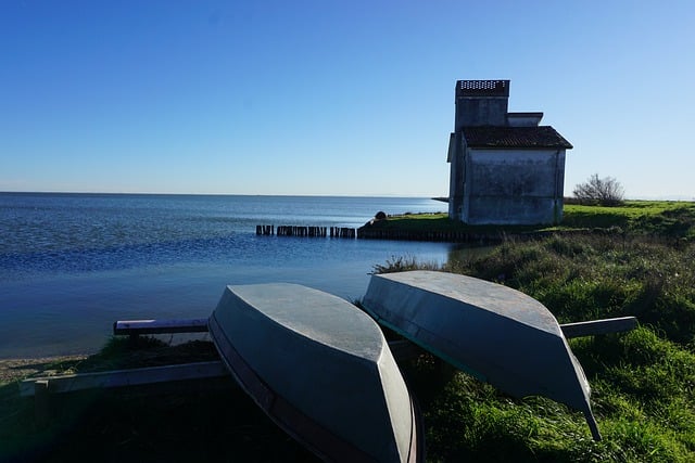 Free download boat lagoon water comacchio italy free picture to be edited with GIMP free online image editor