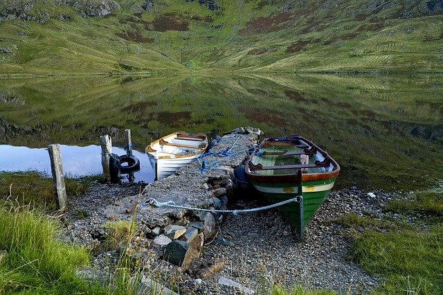 Free download Boat Lake Connemara -  free photo or picture to be edited with GIMP online image editor