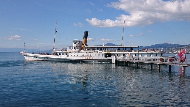 Free download Boat Lake Geneva -  free photo or picture to be edited with GIMP online image editor