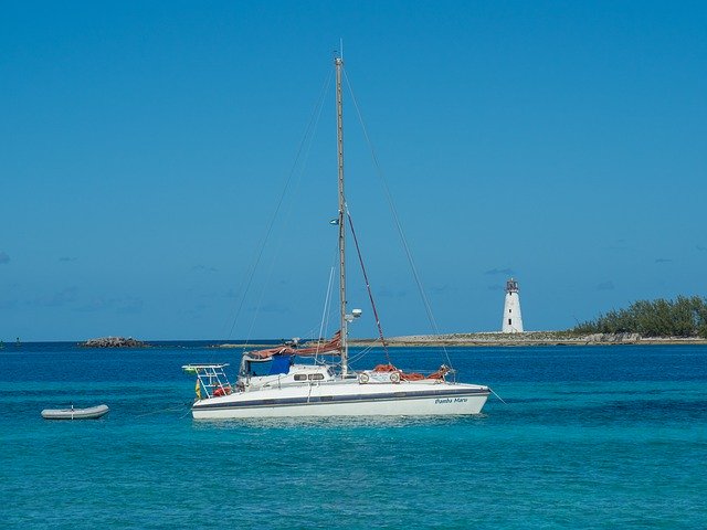 Free download Boat Sail Lighthouse -  free photo or picture to be edited with GIMP online image editor