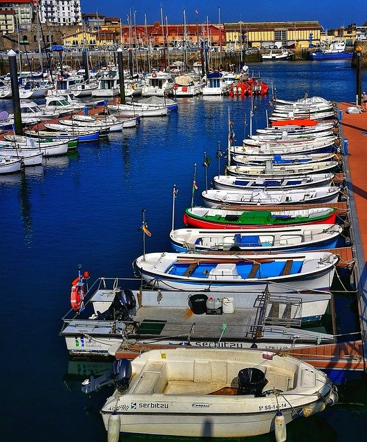 Free download Boats Fishing Ocean -  free photo or picture to be edited with GIMP online image editor