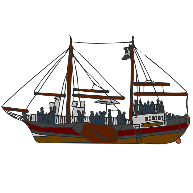 Free download Boat Ship Ocean -  free illustration to be edited with GIMP free online image editor