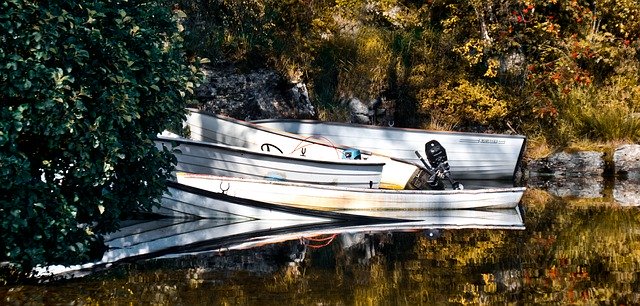 Free download Boats Reflect Water -  free photo or picture to be edited with GIMP online image editor