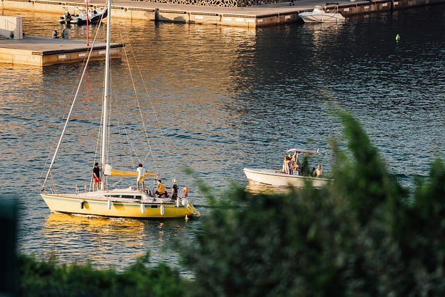 Free download boats sea ocean sunset sailing free picture to be edited with GIMP free online image editor