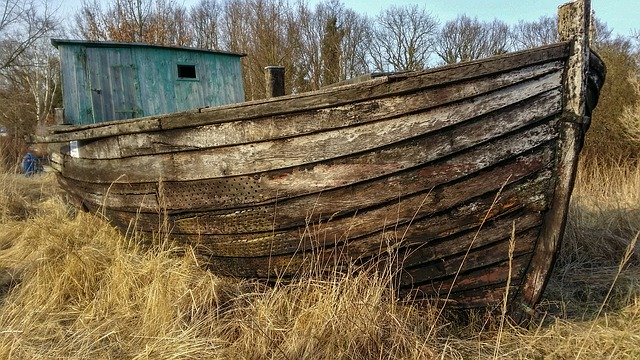 Free download Boat Wreck Wooden -  free photo or picture to be edited with GIMP online image editor