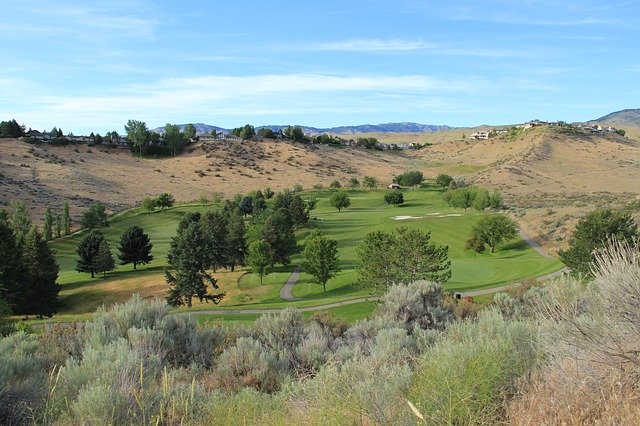 Free download Boise Golf Course Foothills -  free photo or picture to be edited with GIMP online image editor