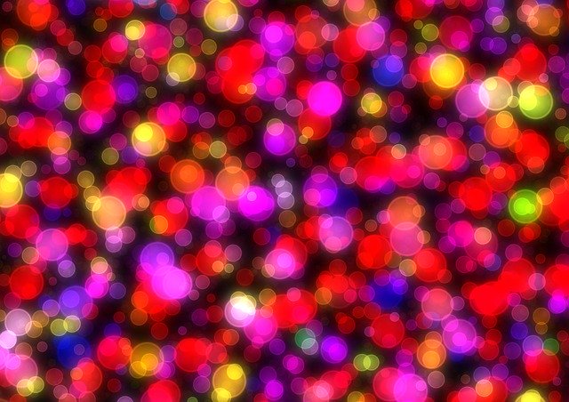 Free download Bokeh Colorful Red -  free illustration to be edited with GIMP free online image editor