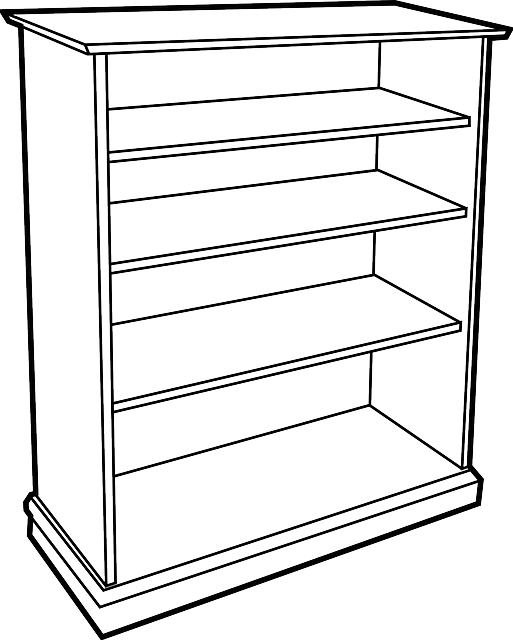 Free download Bookcase Wooden Furniture - Free vector graphic on Pixabay free illustration to be edited with GIMP free online image editor