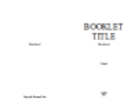 Free download Booklet and Pamphlet Template Microsoft Word, Excel or Powerpoint template free to be edited with LibreOffice online or OpenOffice Desktop online