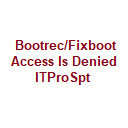 Bootrec/Fixboot Access Is Denied ITProSpt  screen for extension Chrome web store in OffiDocs Chromium