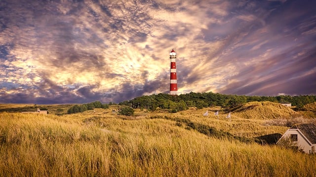 Free download bornrif ameland lighthouse free picture to be edited with GIMP free online image editor