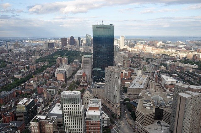 Free download Boston Panorama Skyscraper -  free photo or picture to be edited with GIMP online image editor