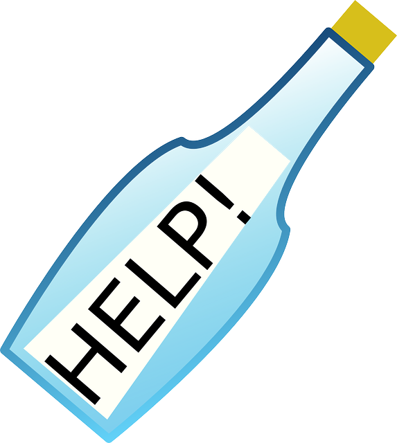 Free download Bottle Message Help - Free vector graphic on Pixabay free illustration to be edited with GIMP free online image editor