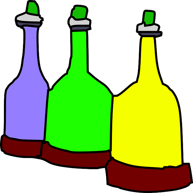 Free download Bottles Green Glass - Free vector graphic on Pixabay free illustration to be edited with GIMP free online image editor