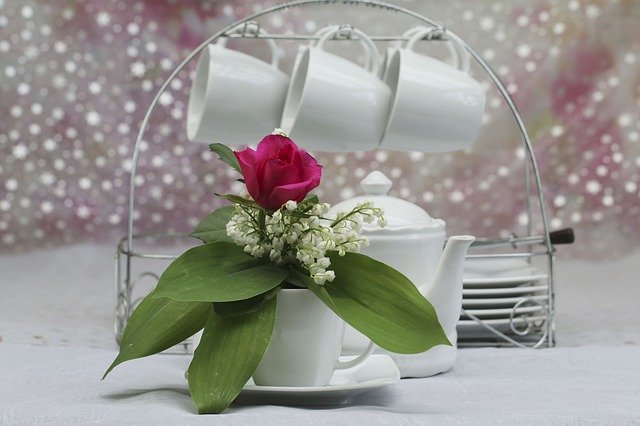 Free download Bouquet Cups Decoration -  free photo or picture to be edited with GIMP online image editor