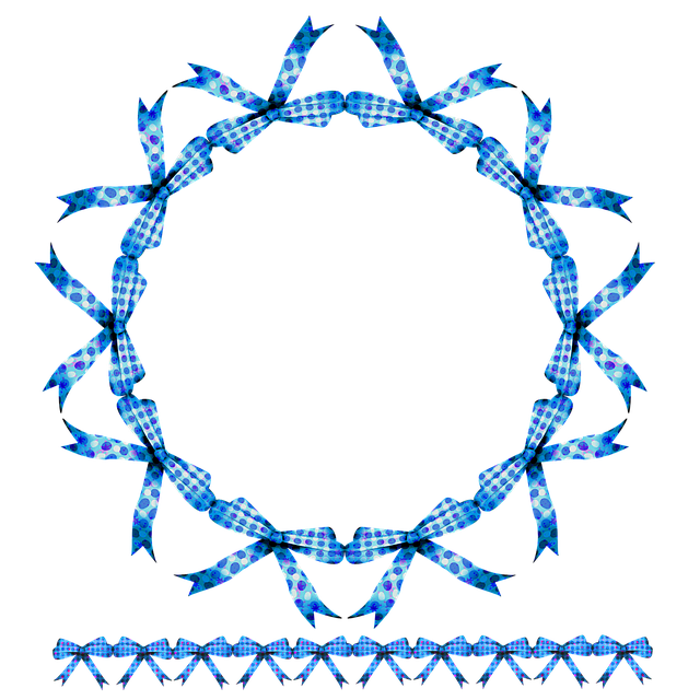 Free download Bow Ribbon Wreath -  free illustration to be edited with GIMP free online image editor