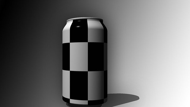 Free download Box Drink Black And White -  free illustration to be edited with GIMP free online image editor