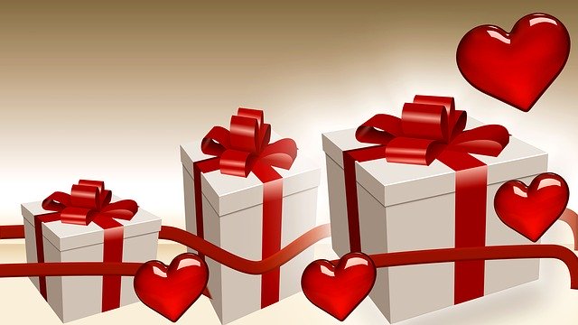 Free download Box Gift Love ValentineS -  free illustration to be edited with GIMP free online image editor