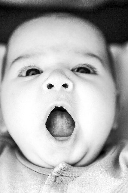 Free download Boy Baby Yawn -  free photo or picture to be edited with GIMP online image editor