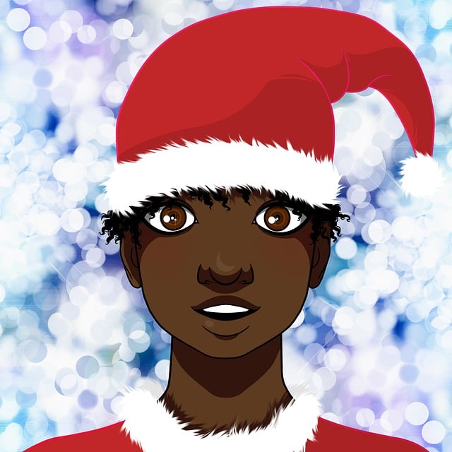 Free download boy christmas afro american child free picture to be edited with GIMP free online image editor