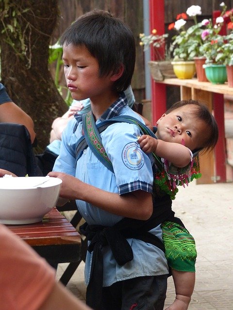 Free download Boys Vietnamese Children -  free photo or picture to be edited with GIMP online image editor