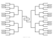 Free download Bracket - Single elimination (landscape) Microsoft Word, Excel or Powerpoint template free to be edited with LibreOffice online or OpenOffice Desktop online