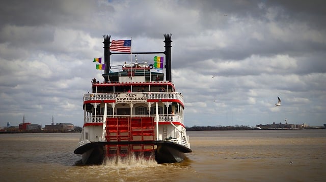 Free download bridge boat river water carnival free picture to be edited with GIMP free online image editor