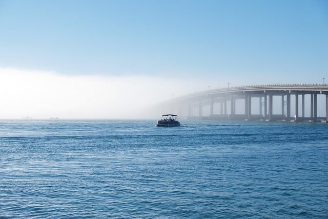 Free download bridge causeway fog foggy mist free picture to be edited with GIMP free online image editor