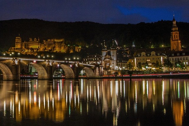 Free download Bridge Heidelberg Germany -  free photo or picture to be edited with GIMP online image editor