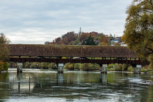 Free download Bridge Neubrücke Neubrügg -  free free photo or picture to be edited with GIMP online image editor