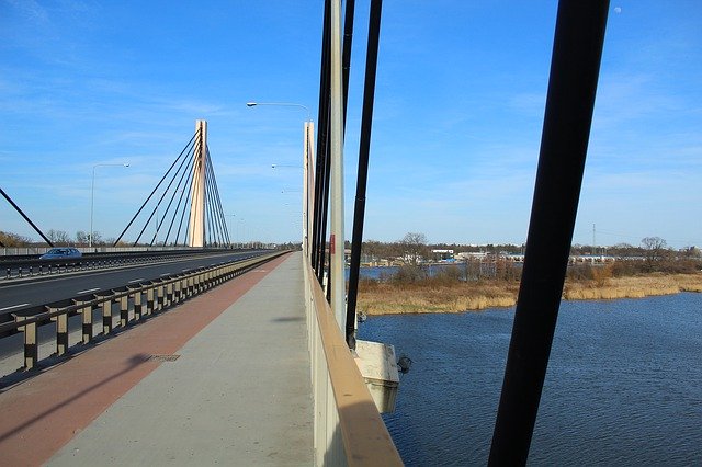 Free download Bridge Poland River -  free free photo or picture to be edited with GIMP online image editor