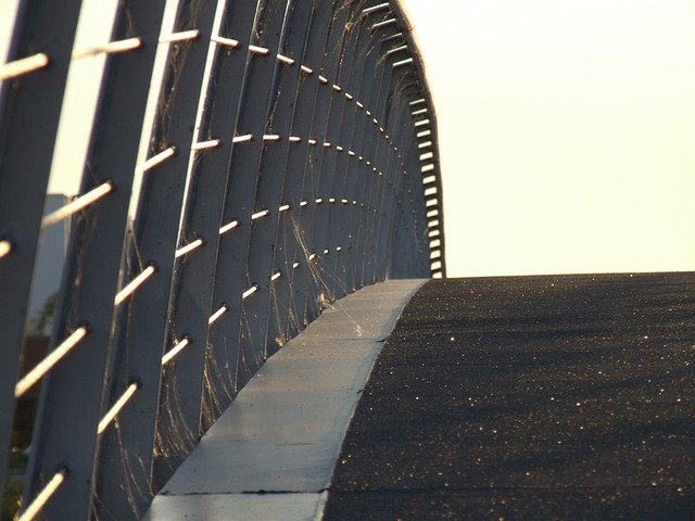 Free download bridge railing pedestrian bridge free picture to be edited with GIMP free online image editor